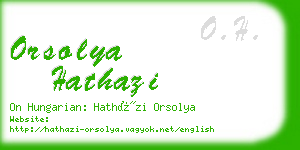 orsolya hathazi business card